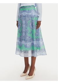 Hale bob - Hale Bob Spódnica midi Winslow 61LU440A Zielony Regular Fit. Kolor: zielony. Materiał: len #1
