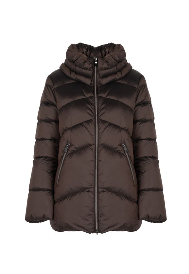 Geox Kurtka "Adrya" | W2626A T2566 | Kobieta | Brązowy. Okazja: na co dzień. Kolor: brązowy. Materiał: poliamid. Sezon: zima. Styl: elegancki, casual