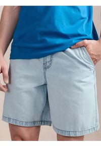 Sinsay - Szorty jeansowe - kremowy. Kolor: kremowy