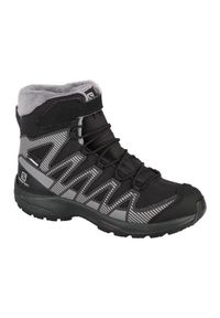 salomon - Buty Salomon Xa Pro V8 Winter 414334 czarne. Zapięcie: sznurówki. Kolor: czarny. Materiał: tkanina, syntetyk, guma #3