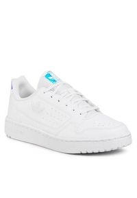 Adidas - adidas Sneakersy Ny 90 J FY9841 Biały. Kolor: biały. Materiał: skóra