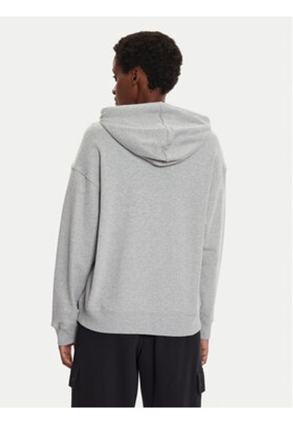 Adidas - adidas Bluza Essentials Big Logo IC9865 Szary Loose Fit. Kolor: szary. Materiał: bawełna