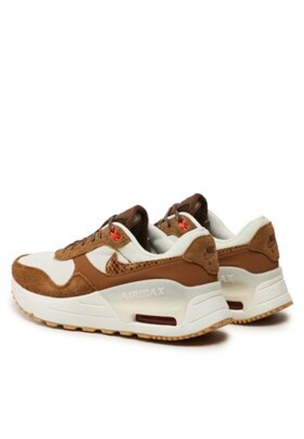 Nike Sneakersy Air Max System Se DX9504 100 Brązowy. Kolor: brązowy. Materiał: materiał. Model: Nike Air Max