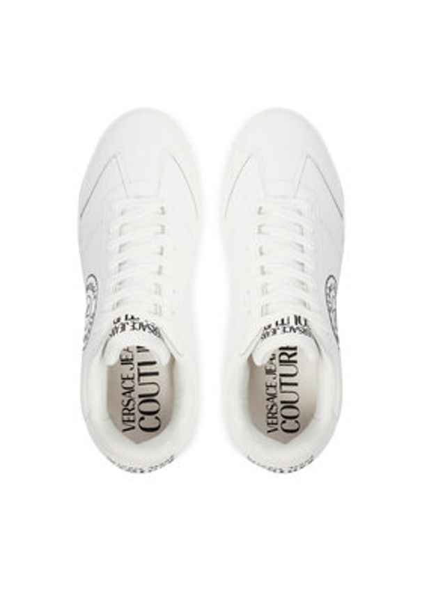 Versace Jeans Couture Sneakersy 80YA3SD1 ZPB84 Biały. Kolor: biały. Materiał: skóra