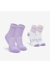 KIPRUN - Skarpetki do biegania dziecięce Kiprun 500 średnie 2 pary. Materiał: poliamid, elastan #1