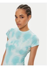 Hugo Sukienka codzienna Nabilla 50514079 Niebieski Slim Fit. Okazja: na co dzień. Kolor: niebieski. Materiał: bawełna. Typ sukienki: proste. Styl: casual #4