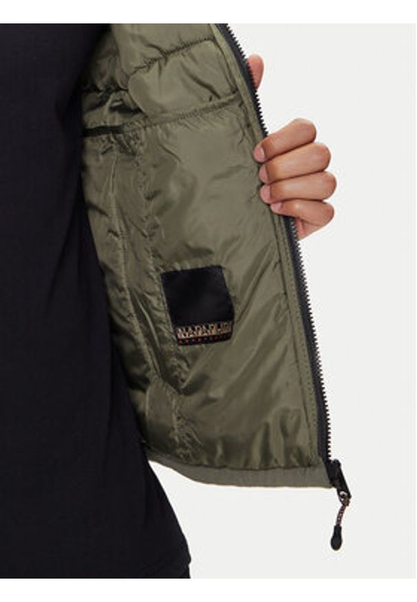 Napapijri Kurtka zimowa A-Gesar H NP0A88U3 Zielony Regular Fit. Kolor: zielony. Materiał: syntetyk. Sezon: zima