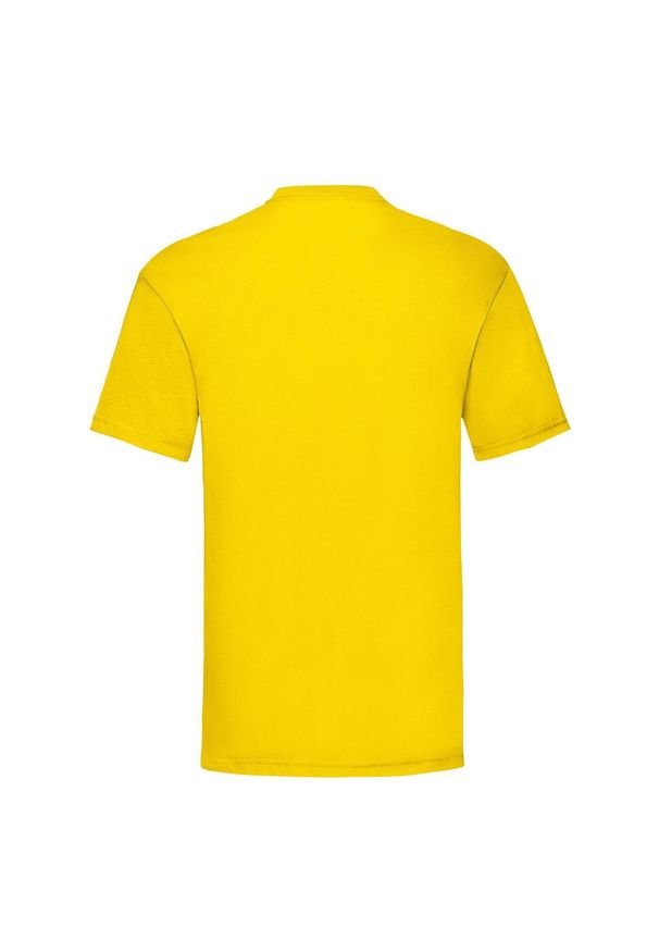 FRUIT OF THE LOOM - Koszulka Unisex Dla Dorosłych Valueweight. Kolor: żółty. Sport: turystyka piesza