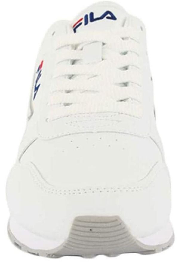 Buty do chodzenia męskie Fila Orbit. Zapięcie: sznurówki. Kolor: biały. Materiał: tkanina, materiał, skóra, syntetyk. Szerokość cholewki: normalna. Sport: turystyka piesza