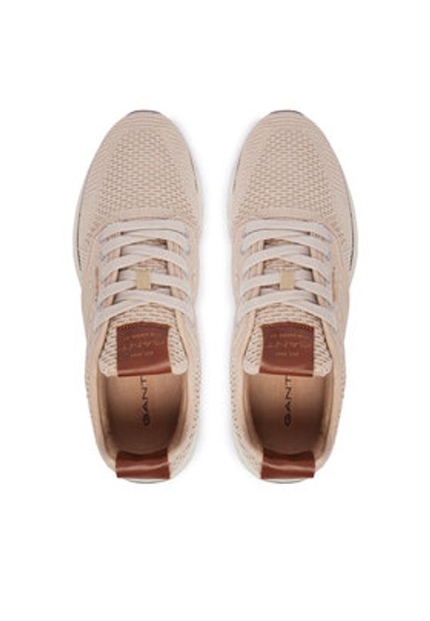 GANT - Gant Sneakersy 32638175 Beżowy. Kolor: beżowy. Materiał: materiał