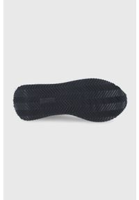 Guess Buty kolor czarny. Nosek buta: okrągły. Zapięcie: sznurówki. Kolor: czarny. Materiał: guma #5