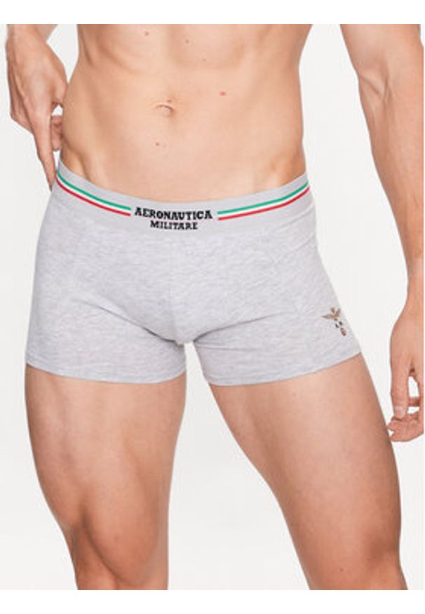 Aeronautica Militare Komplet bokserek AM1UBX001 Szary. Kolor: szary. Materiał: bawełna