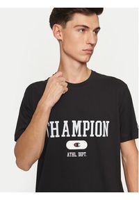 Champion T-Shirt 220432 Czarny Regular Fit. Kolor: czarny. Materiał: bawełna #2