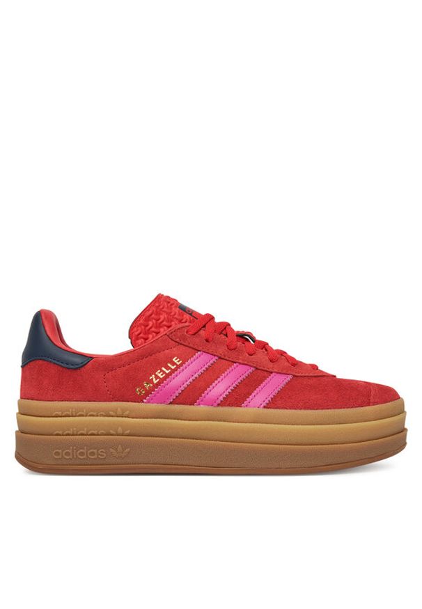 Adidas - adidas Sneakersy Gazelle Bold JH9665 Czerwony. Kolor: czerwony. Materiał: zamsz, skóra. Model: Adidas Gazelle