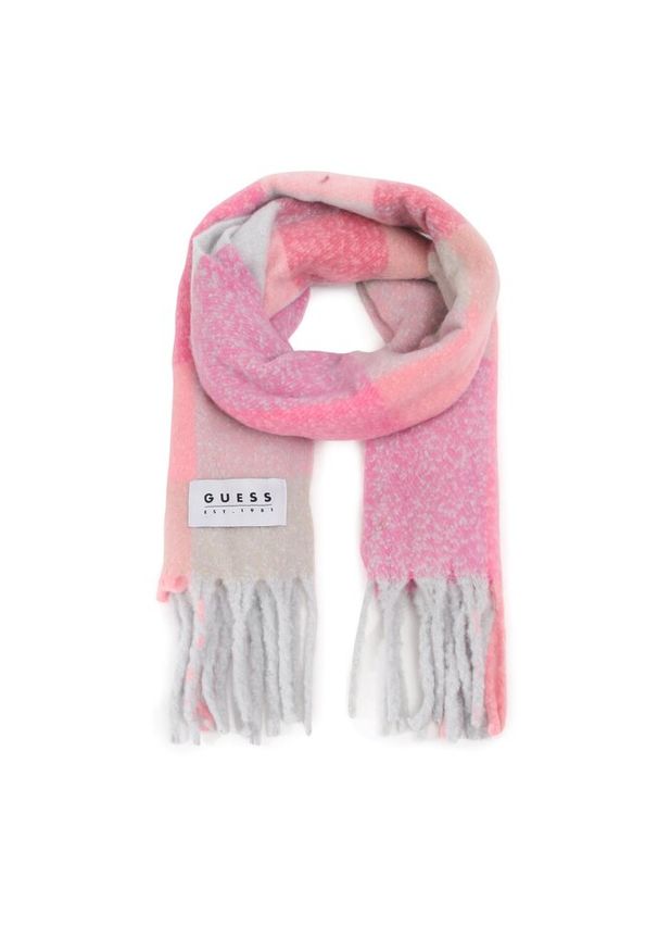 Szal Guess. Kolor: różowy