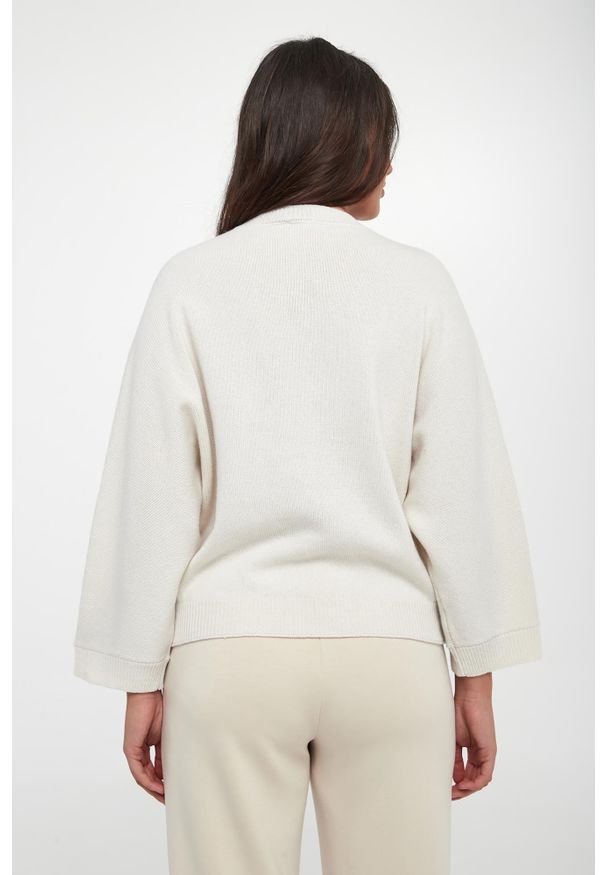 Sweter damski z jedwabiem i kaszmirem PESERICO. Materiał: kaszmir, jedwab