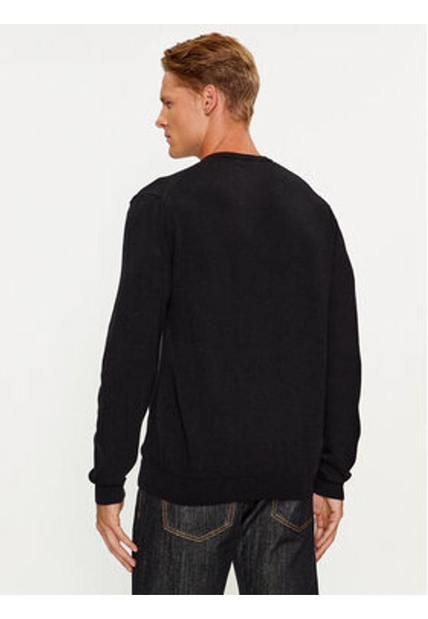 United Colors of Benetton - United Colors Of Benetton Sweter 1002U4407 Czarny Regular Fit. Kolor: czarny. Materiał: wełna