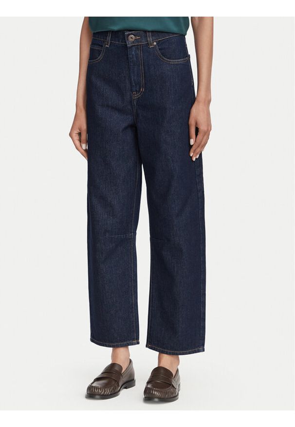 Weekend Max Mara Jeansy Caduca 2625186041 Granatowy Boyfriend Fit. Kolor: niebieski