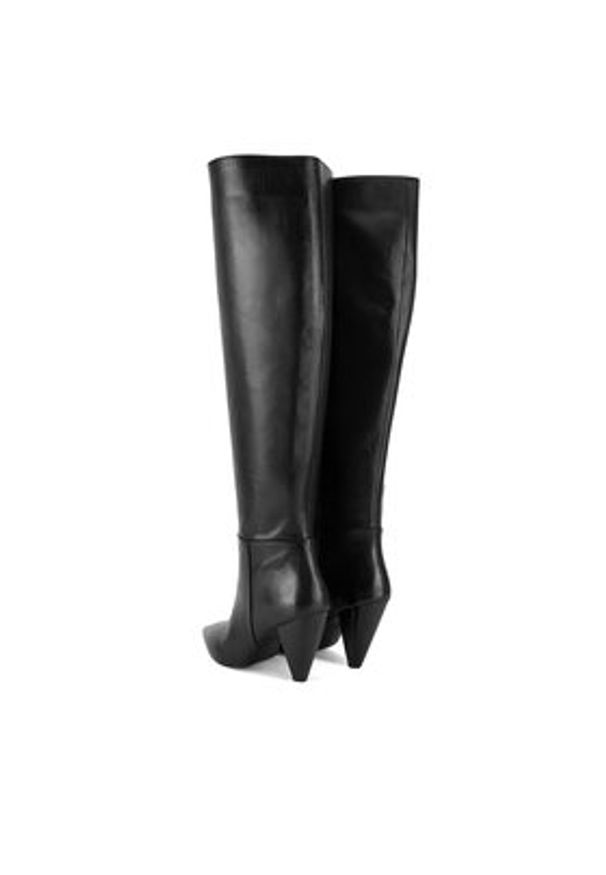 Badura Kozaki ASHNA-116123 Czarny. Kolor: czarny. Materiał: skóra