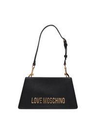 Love Moschino - LOVE MOSCHINO Torebka JC4095PP1NLL0000 Czarny. Kolor: czarny. Materiał: skórzane