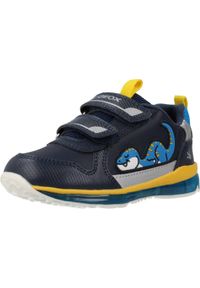 Geox - Buty GEOX B TODO BOY Niebieski. Kolor: niebieski. Materiał: syntetyk, tkanina. Sport: turystyka piesza