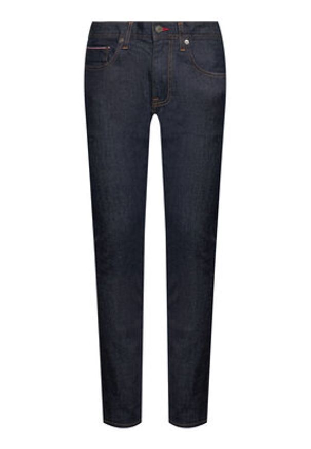 TOMMY HILFIGER - Tommy Hilfiger Jeansy Denton MW0MW15578 Granatowy Straight Leg. Kolor: niebieski