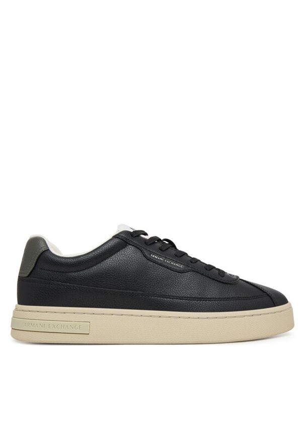 Armani Exchange Sneakersy XM001689 AF17351 UC001 Czarny. Kolor: czarny. Materiał: skóra