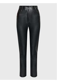 Silvian Heach Spodnie z imitacji skóry PGA22242PA Czarny Regular Fit. Kolor: czarny. Materiał: syntetyk, skóra #4