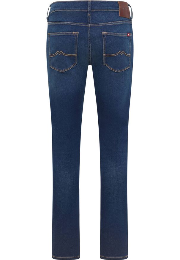 Męskie Spodnie Jeansowe Mustang Style Frisco Skinny Denim Blue 1016793 5000 803