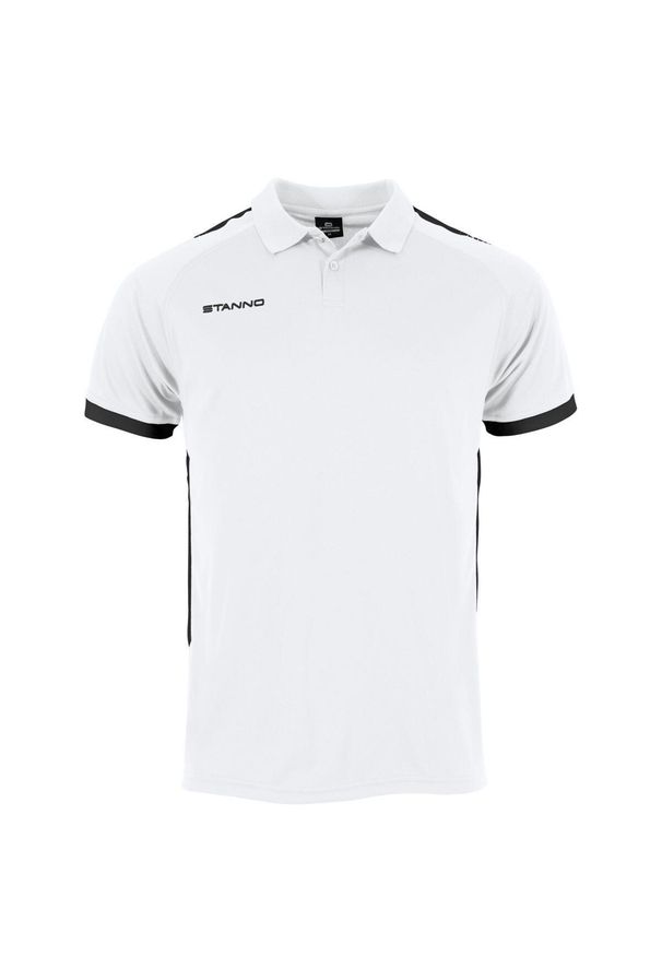 STANNO - Polo Stanno First. Typ kołnierza: polo. Kolor: czarny, biały, wielokolorowy. Materiał: poliester. Styl: klasyczny