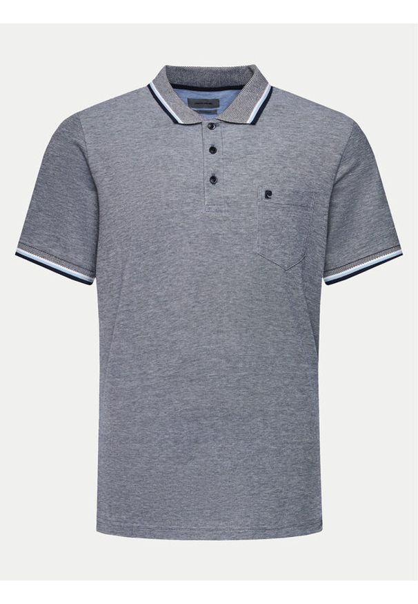 Pierre Cardin Polo C5 20914.2070 Granatowy Regular Fit. Typ kołnierza: polo. Kolor: niebieski. Materiał: bawełna