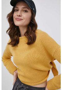 Roxy sweter damski kolor żółty. Kolor: żółty. Materiał: dzianina. Długość rękawa: długi rękaw. Długość: długie #2