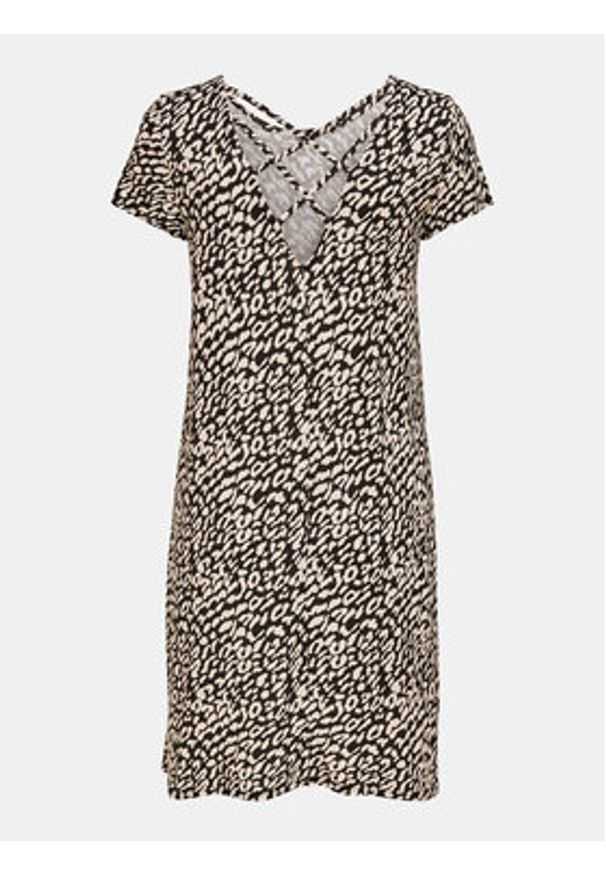 only - ONLY Sukienka letnia Bera 15131237 Czarny Regular Fit. Kolor: czarny. Materiał: wiskoza. Sezon: lato