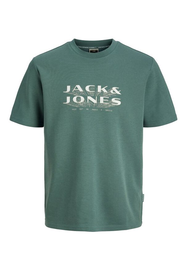 Jack & Jones T-Shirt Fusion 12289880 Zielony Regular Fit. Kolor: zielony. Materiał: bawełna