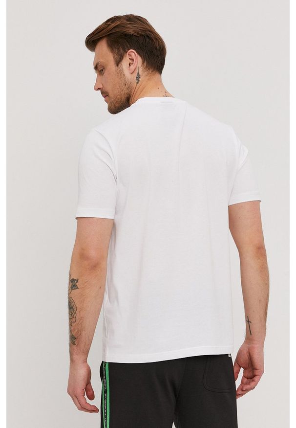 Diesel - T-shirt. Okazja: na co dzień. Kolor: biały. Wzór: nadruk. Styl: casual