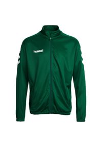 Bluza piłkarska dla dzieci Hummel Core Kids Poly Jacket. Kolor: biały, zielony, wielokolorowy. Sport: piłka nożna
