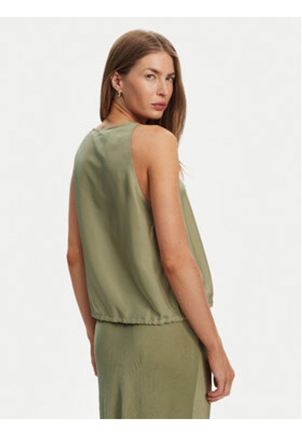 Marella Top Meana 2513161045 Zielony Regular Fit. Kolor: zielony. Materiał: jedwab