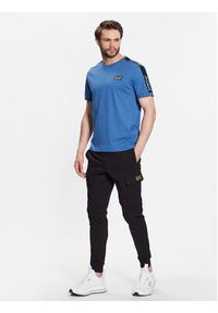 EA7 Emporio Armani Spodnie dresowe 8NPP59 PJ05Z 0208 Czarny Regular Fit. Kolor: czarny. Materiał: bawełna #4