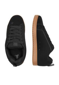 DC Shoes Sneakersy COURT GRAFFIK 300529-BGM Czarny. Kolor: czarny. Materiał: nubuk, skóra #7