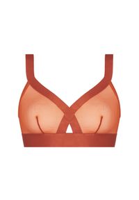 DKNY Biustonosz bezfiszbinowy DK4084 Brązowy. Kolor: brązowy. Materiał: syntetyk
