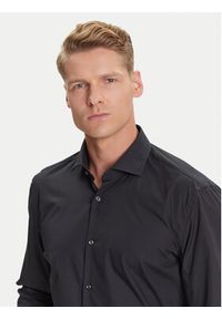 Hugo - HUGO Koszula C-Jason 50293691 Czarny Slim Fit. Kolor: czarny. Materiał: bawełna #4