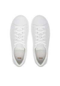 BOSS Sneakersy Kieran 50536393 Biały. Kolor: biały. Materiał: skóra #5