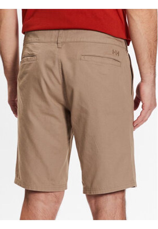 Helly Hansen Szorty sportowe Dock 34275 Beżowy Regular Fit. Kolor: beżowy. Materiał: bawełna. Styl: sportowy