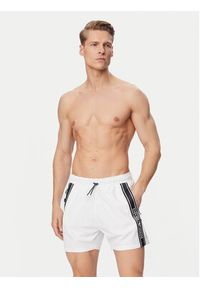 Emporio Armani Szorty kąpielowe EM000583 AF20426 U0002 Biały Regular Fit. Kolor: biały. Materiał: syntetyk #2