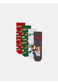 Sinsay - Skarpetki 4 pack Gremlins - wielobarwny