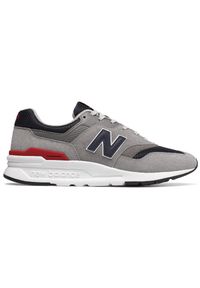 Buty New Balance CM997HCJ - szare. Okazja: na co dzień. Kolor: szary. Materiał: zamsz, materiał, syntetyk, skóra. Szerokość cholewki: normalna. Sezon: lato #1