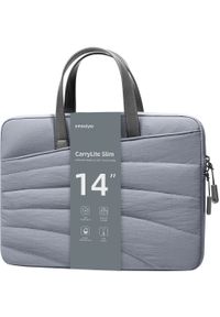 Innostyle - INNOSTYLE DAMSKA TORBA NA LAPTOPA 13 14 WODOODPORNA CARRYLITE SLIM SZARA. Kolor: szary