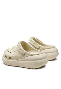 Crocs Klapki Classic Crush Clog 207521 Beżowy. Kolor: beżowy