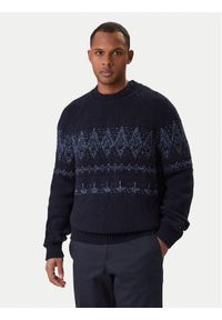 BOSS Sweter Karombo 50548686 Granatowy Regular Fit. Kolor: niebieski #1