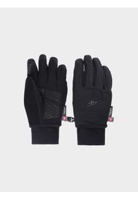 4f - 4F Rękawice narciarskie Primaloft Silver męskie - czarne S. Kolor: czarny. Materiał: elastan, syntetyk, materiał, mikrofibra, puch. Technologia: Primaloft. Wzór: jednolity. Sezon: zima. Sport: narciarstwo #1